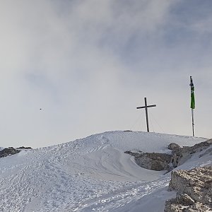 Ivetast na vrcholu Dachsteinwarte (18.3.2022 12:25)