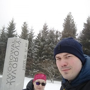 KonyCz na vrcholu Javorový vrch (26.2.2022 12:15)