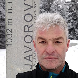 Jaroslav Macura na vrcholu Javorový vrch (28.1.2023 13:16)