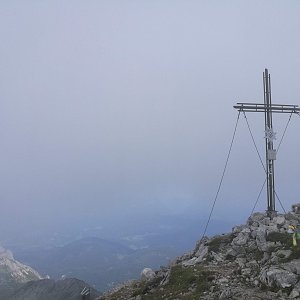 Martin Malý na vrcholu Scheiblingstein (24.8.2019 11:00)