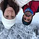 Šárka Foglová na vrcholu Vrchmezí (10.1.2021 10:00)