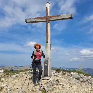 Anna na vrcholu Wieslerhorn (21.5.2023)