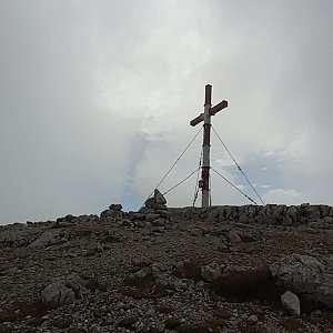 Martin Mares na vrcholu Warscheneck (26.8.2022 11:54)