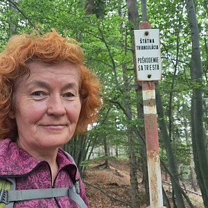 Horalka Anička na vrcholu Borovnisko (11.6.2023)