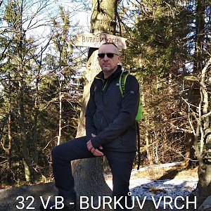 Aleš Sýkora na vrcholu Burkův vrch / Burkov vrch (15.3.2020 14:08)