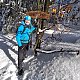 Vítězslav Vrána na vrcholu Burkův vrch / Burkov vrch (20.2.2021 12:05)