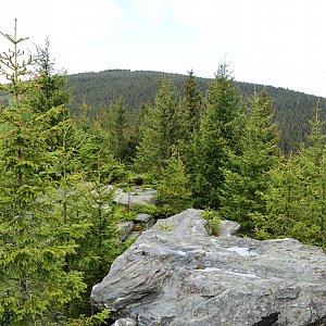 Bohumír Michal na vrcholu Karliny kameny (28.5.2022 12:35)