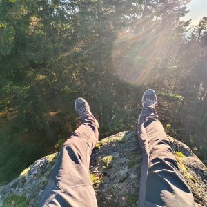 Jiří Králík na vrcholu Kaitersberg (7.11.2025 15:17)