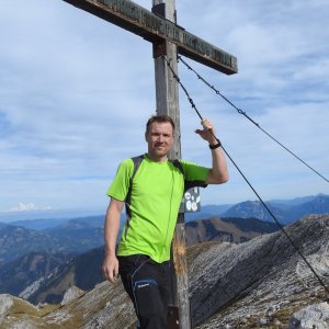 Divočák na vrcholu Mittagskogel (21.10.2023 13:02)