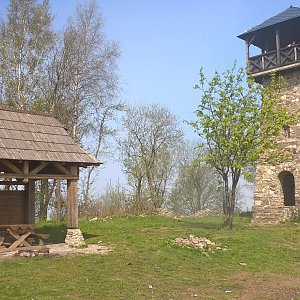Petr Pepe Peloušek na vrcholu Marťacký vrch (13.5.2017 9:28)