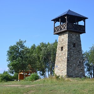Jarda Vála na vrcholu Marťacký vrch (9.7.2012 8:25)