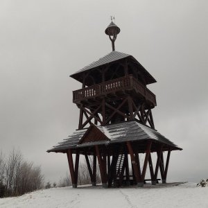 ZdenkaV na vrcholu Maruška (12.1.2024)