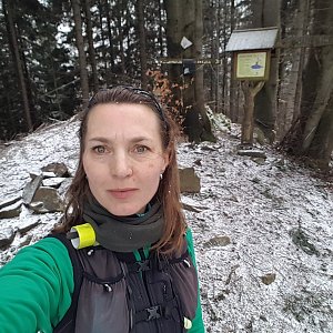 Marcela Kubíčková na vrcholu Tanečnice (25.2.2023 11:45)