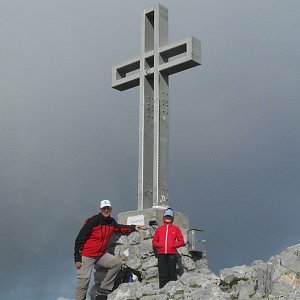 Michal Kříž na vrcholu Klosterwappen (18.5.2023 16:45)