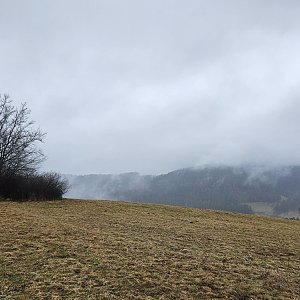 Marcela Kubíčková na vrcholu Pálenice (4.2.2024 12:10)