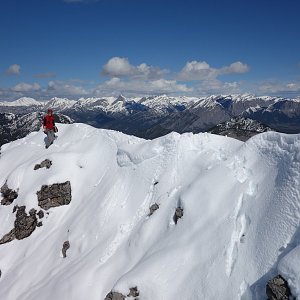 Iveta Válová na vrcholu Mount Baldy (19.5.2017 11:00)