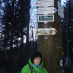 Vlasta a Zdena na vrcholu Čuboňov (12.3.2018 22:34)