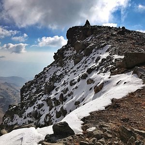 Martin Matějka na vrcholu Aragats South (5.10.2019 8:21)