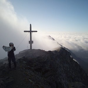 Martin na vrcholu Hochgolling (29.9.2019 14:10)