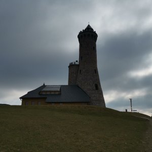Martin Horáček na vrcholu Větrov (6.3.2024 14:38)