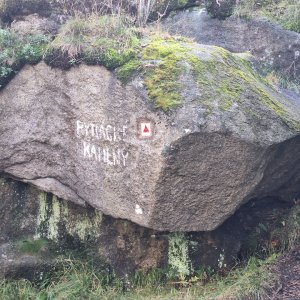 Cyklista 73 na vrcholu Pytlácké kameny (20.9.2025 10:36)