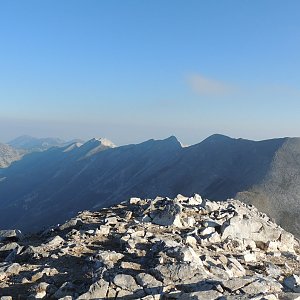 Jakub Kirschbaum na vrcholu Vichren (22.8.2016 7:30)
