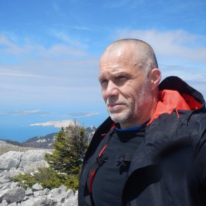 Rastislav Biarinec na vrcholu Vučjak (8.5.2019 12:15)