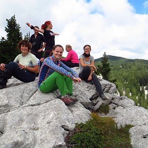 Iveta Válová na vrcholu Seravski vrh (3.9.2018 14:48)