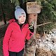 Michelle Sýkorová na vrcholu Malá Stolová (6.1.2022 13:03)