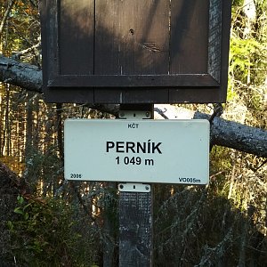 Veronika Burdová na vrcholu Perník (28.10.2021 11:20)
