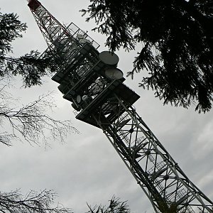 Jarda Vála na vrcholu Strážiště (22.10.2006 10:43)
