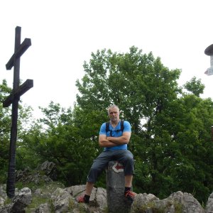Rastislav Biarinec na vrcholu Záruby (8.6.2019 11:43)