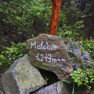 Šárka na vrcholu Malchor (30.8.2023 19:15)