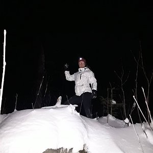 Hanka Ličková na vrcholu Nad Kršlí (30.12.2019 17:55)