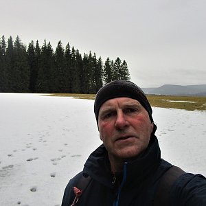 Michal Kříž na vrcholu Nad Šindlovem (30.12.2021 11:15)