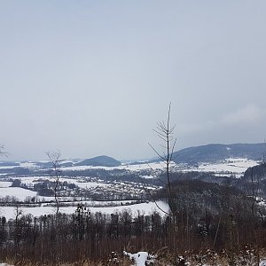 Marcela Kubíčková na vrcholu Holý vrch (23.1.2022 12:10)