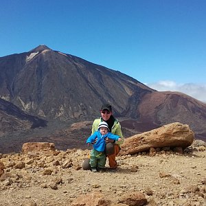 Irenčík na vrcholu Guajara (23.4.2018 15:30)