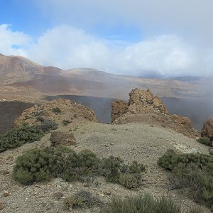ZdenkaV na vrcholu Guajara (21.10.2018)