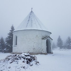 Marcela Kubíčková na vrcholu U Kunštátské kaple (25.11.2022 13:00)