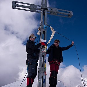 Martin Braun na vrcholu Similaun (5.7.2013 11:15)