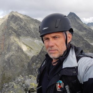 Rastislav Biarinec na vrcholu Volia veža (12.8.2018 17:00)