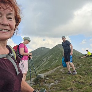 Anna na vrcholu Malý Baranec (27.6.2022)