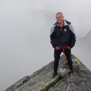 Rastislav Biarinec na vrcholu Ťažký štít (15.9.2016 13:28)