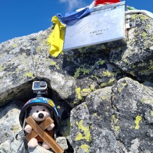 Pavel Svoboda na vrcholu Malá Bašta (15.6.2025 11:15)