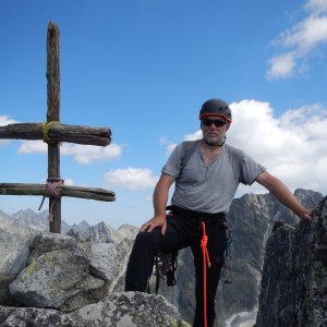 Rastislav Biarinec na vrcholu Zlobivá (20.7.2022 14:15)