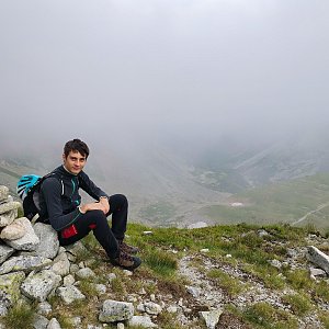 Martin Horáček na vrcholu Zbojnícka kopa (23.7.2021 16:38)