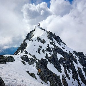 Jiří Králík na vrcholu Malý Ľadový štít (21.5.2023 9:09)