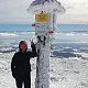 Silvie Kulendíková na vrcholu Babia Hora (23.2.2019 11:34)