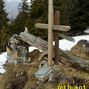 buko1 na vrcholu Demänovská hora (4.4.2018 15:50)