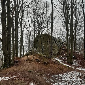 ZdenkaV na vrcholu Čertův kámen (8.12.2022 13:01)